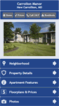 Mobile Screenshot of carrollonmanor.com